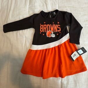 NFL Toddler Dress with Black and Orange Accents, 24 months, brand new with tags